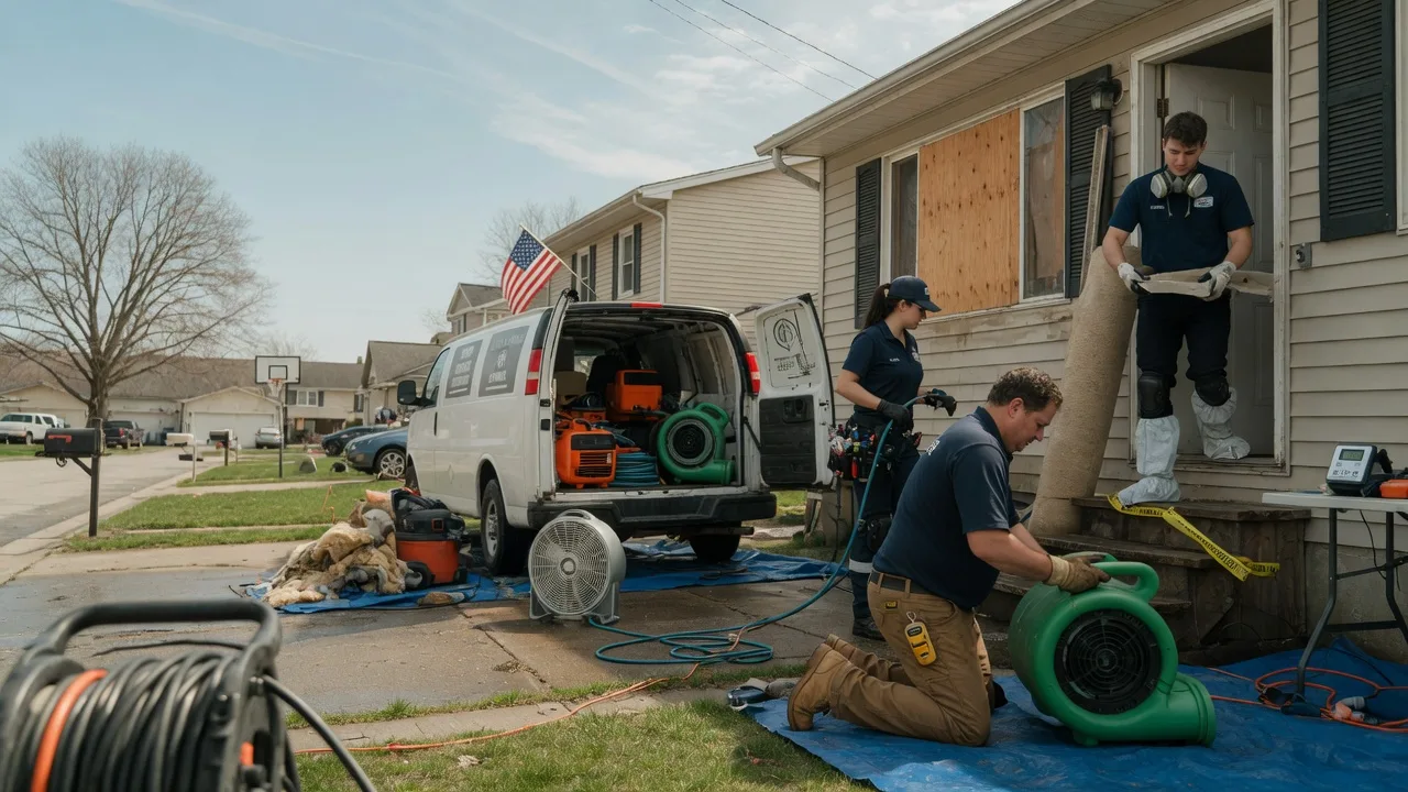 Water Damage Restoration in Belleville, WV near me